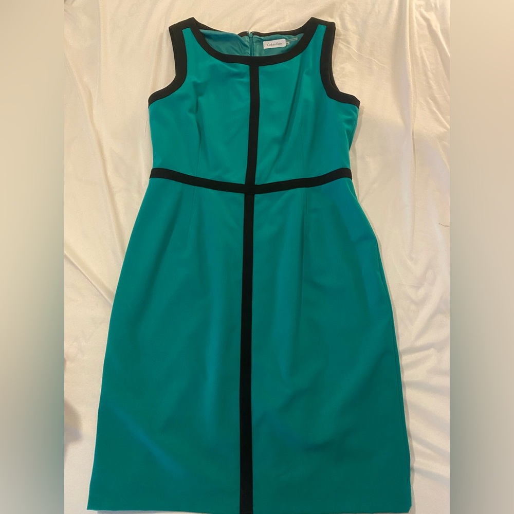 Green Calvin Klein dress. Size 12.